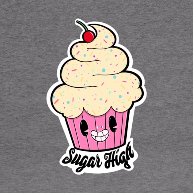 Sugar High Cupcake by tonka